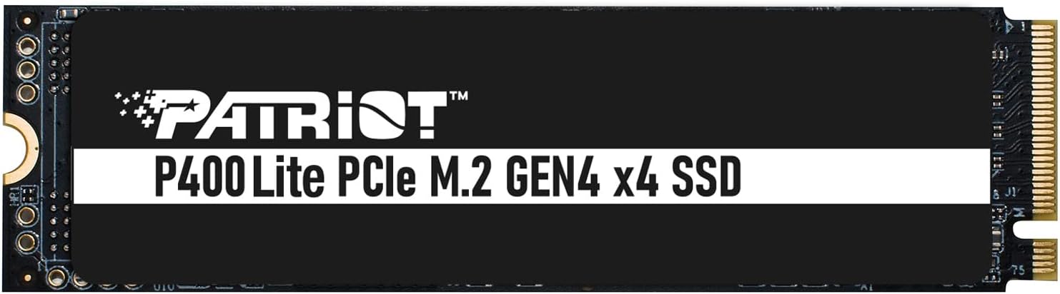 Patriot P400 Lite M.2 PCIe Gen 4 x4 1000 GB SSD o niskim zużyciu energii