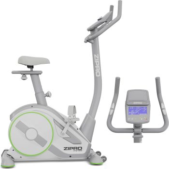 Rower treningowy ZIPRO RAVE - 32 poziomy rezystancji, czujnik tętna, 11 programów, regulowane siedzisko i kierownica, Bluetooth, idealny do cardio i fitness w domu