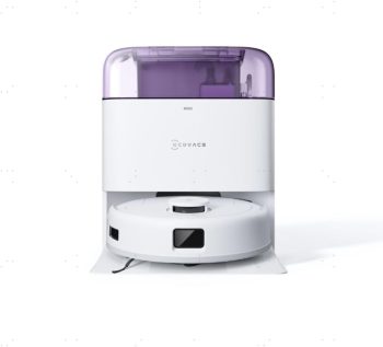 ECOVACS DEEBOT Mini odkurzanie/wycieranie, siła ssąca 9 000 Pa, ZeroTangle 2.0, TrueMapping 2.0, suszenie gorącym powietrzem 45°C, samoopróżnianie, inteligentne głębokie czyszczenie, samoczyszczenie