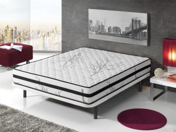 Simpur RELAX | Materac Therapy Carbon Anti Stress 160x200 cm Memory Foam Soft | Grubość 19cm | Tkanina 3D z systemem Airfresh | Miękka pianka o wysokiej gęstości HR Visco