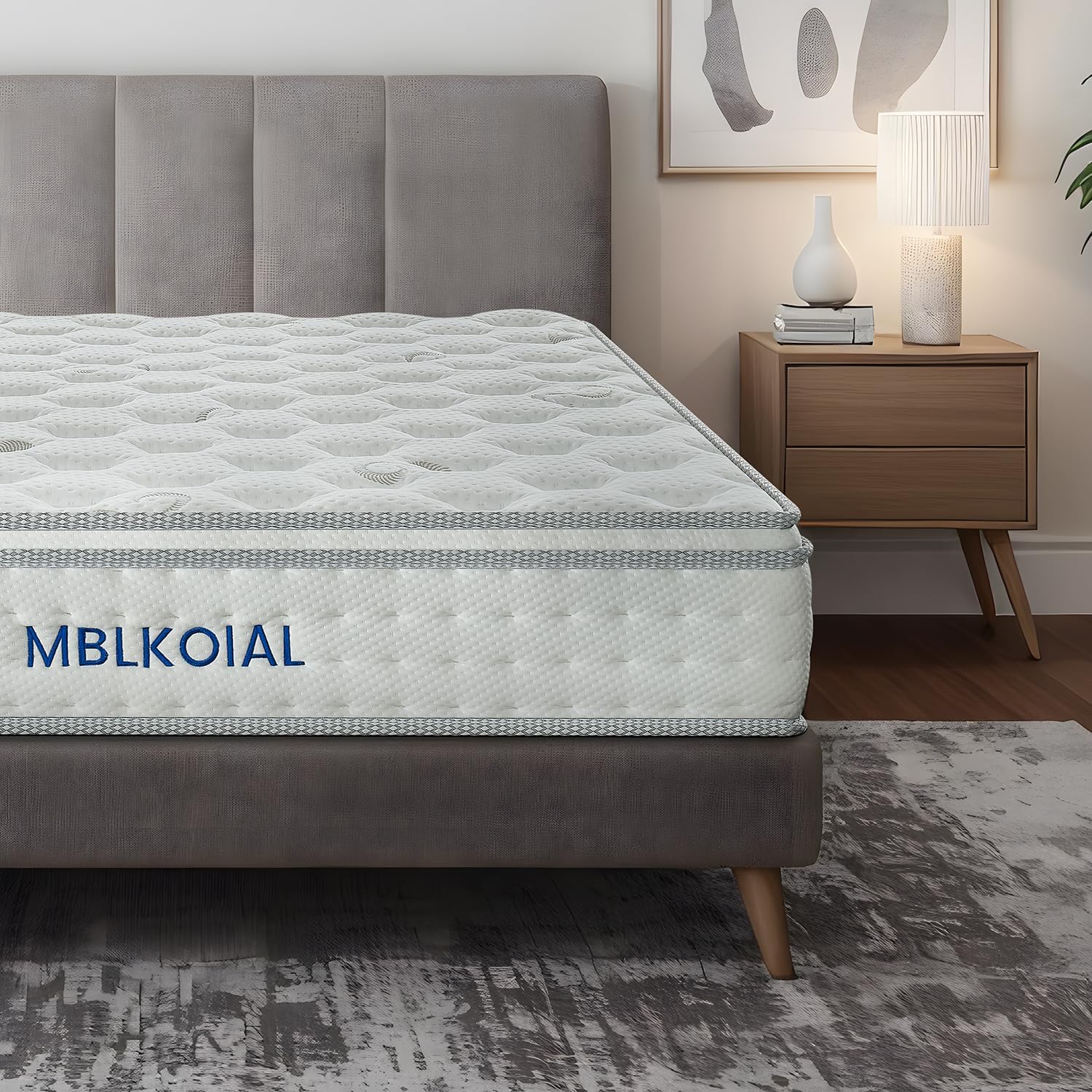 Materac 160 x 200 cm, 7-strefowy, wysokość 25 cm, materac sprężynowy, ortopedyczny materac ze sprężynami kieszeniowymi, stopień twardości H3, certyfikat Öko-Tex, dla dorosłych