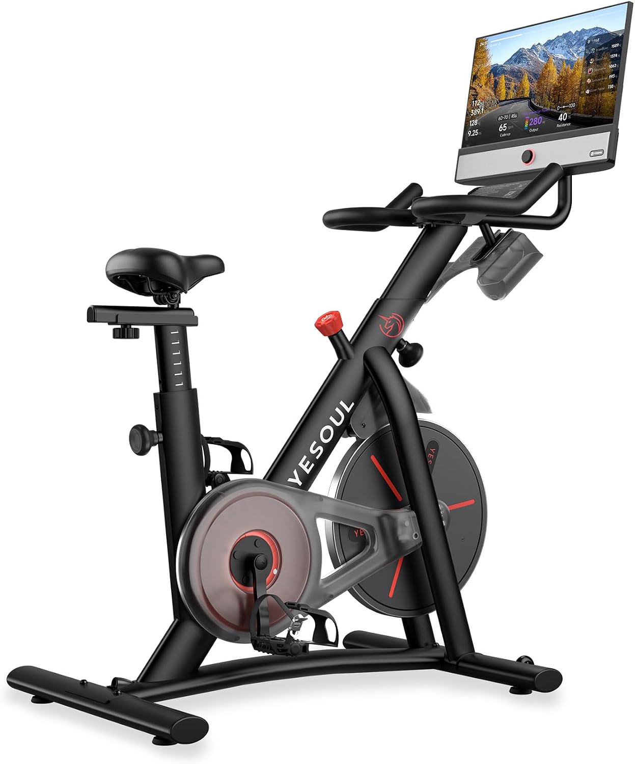 YESOUL G1M Plus rower treningowy, ekran FHD 21,5", opór magnetyczny