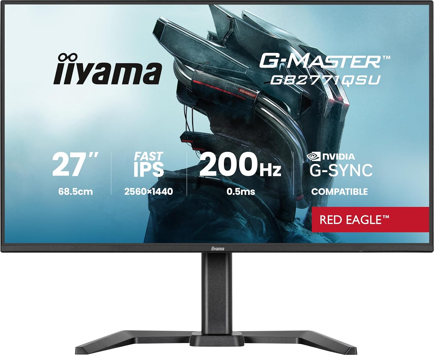 iiyama GB2771QSU-B1-27 IPS, 2560 x 1440/200 Hz, 2H1DP, USB-hub, HAS