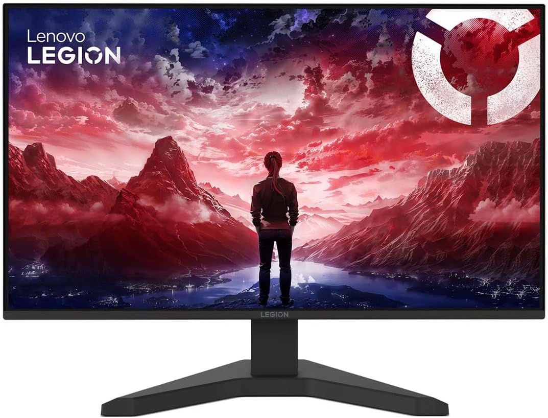 Lenovo Legion R27s Monitor gamingowy FHD 68.6 cm (IPS, częstotliwość odświeżania 144 Hz, czas reakcji 1 ms, 16:9, HDMI 2.1 - DP 1.2, VESA Media Sync, uchwyt VESA 100 mm, stojak uchylny) czarny