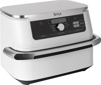 Ninja AF500EUWH Foodi FlexDrawer Doppel-Hei?luftfritteuse (AF500EUWH)
