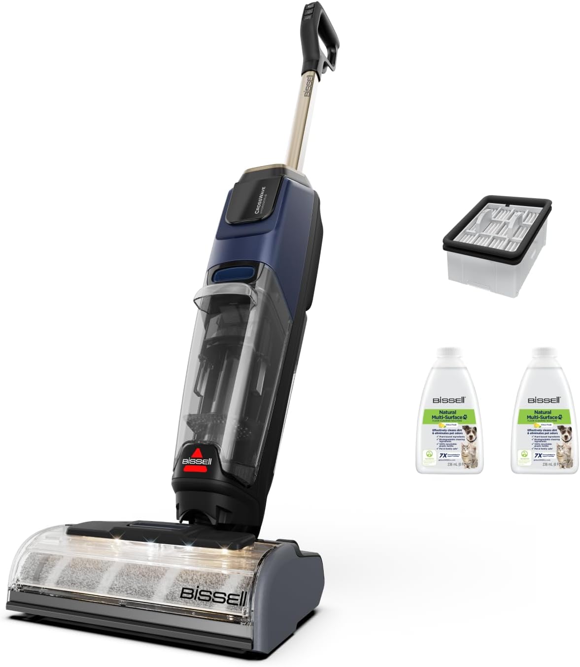 BISSELL CrossWave HydroScrub Odkurzacz Bezprzewodowy Mokro i Sucho 4283N