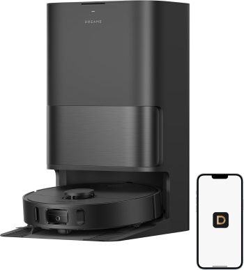 DREAME L40 Ultra A Robot Vacuum Cleaner, odkurzanie i czyszczenie mopa, system zapobiegający plątaniu, ssanie 24000 Pa, podnoszenie mopa 10,5 mm, podstawa wielofunkcyjna, unikanie przeszkód, czarny
