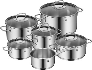 Wmf Astoria Zestaw Garnków, Material, Srebrny, 6 sztuk