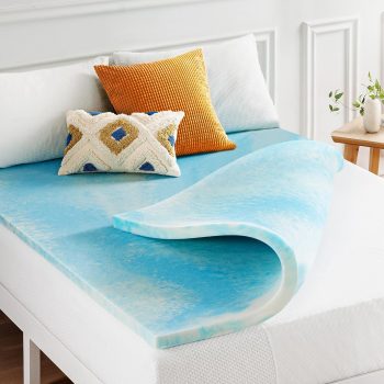 Best Price Mattress Żel wirowy AeroBreeze chłodzący przepływ powietrza pianka z pamięcią kształtu nakładka na materac, akademik Essentials, Twin
