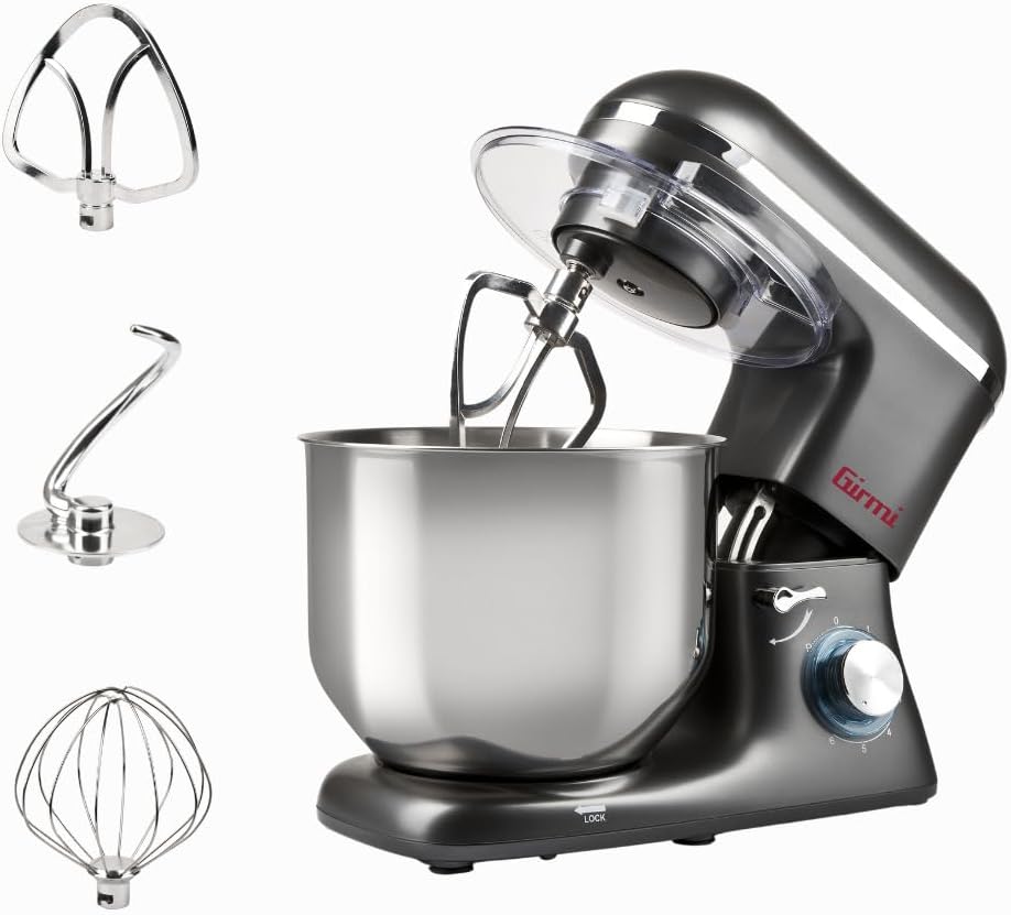 Girmi IM46 Robot planetarny 1400 W, misa inox 8 L, antracytowy