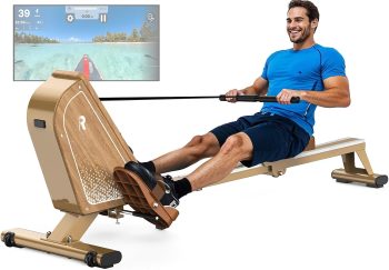Wioślarz do domu OR3, wioślarz magnetyczny z monitorem Bluetooth, 16 poziomów oporu, kompaktowy wioślarz o udźwigu 160 kg, pionowe przechowywanie, 2 lata