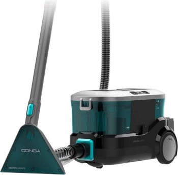 Cecotec Conga CarpetClean 10000 EasyHome odkurzacz do dywanów, środek do czyszczenia tapicerki, 800 W, zbiornik na wodę 3 l i zbiornik na brudną wodę 1,5 l, system wielopowierzchniowy, zestaw