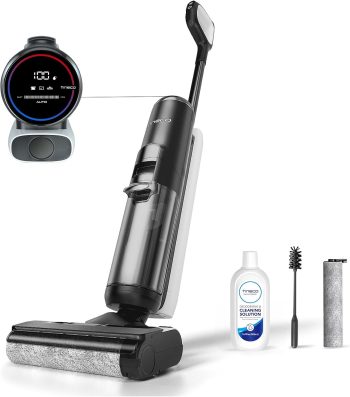 Tineco FLOOR ONE S5 Inteligentny bezprzewodowy odkurzacz na mokro i na sucho i mop do twardych podłóg, cyfrowy wyświetlacz, długi czas pracy, doskonały do ​​lepkiego bałaganu i sierści zwierząt