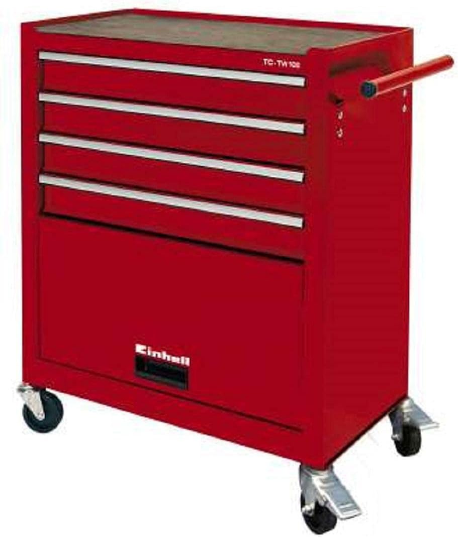 Einhell Tc-Tw 100 Wózek Narzędziowy, Czerwony, Do 75 kg