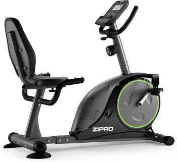 Zipro Easy rower treningowy Easy Ergometr, magnetyczny trenażer rowerowy, ergometr do 150 kg, rower do użytku wewnątrz i na baterie, rower treningowy