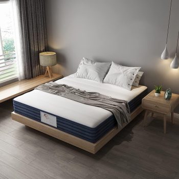 TEENO Poliuretan Foam Spring Mattress and 22 cm Memory Foam (140 x 200 x 22 cm)