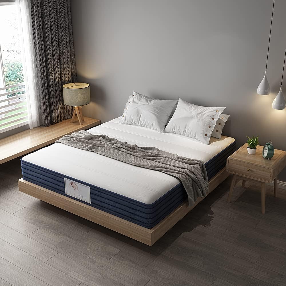 TEENO Poliuretan Foam Spring Mattress and 22 cm Memory Foam (140 x 200 x 22 cm)