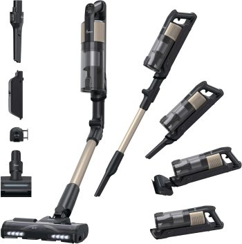 Hoover Bezprzewodowy odkurzacz akumulatorowy HF3 CORE Pet Flexi z elastyczną rurką, czas pracy maks. 60 min, zapobiega skręcaniu włosów, uniwersalna dysza podłogowa, funkcja parkowania, turbo dysza do