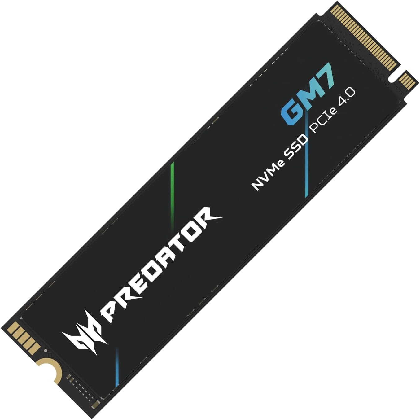 acer Predator GM7 1TB SSD, M.2 2280 PCIe Gen 4 x4 NVMe 2.0, 3D TLC NAND, prędkość odczytu do 7200 MB/s, wewnętrzny dysk półprzewodnikowy do laptopa, komputera stacjonarnego i PS5