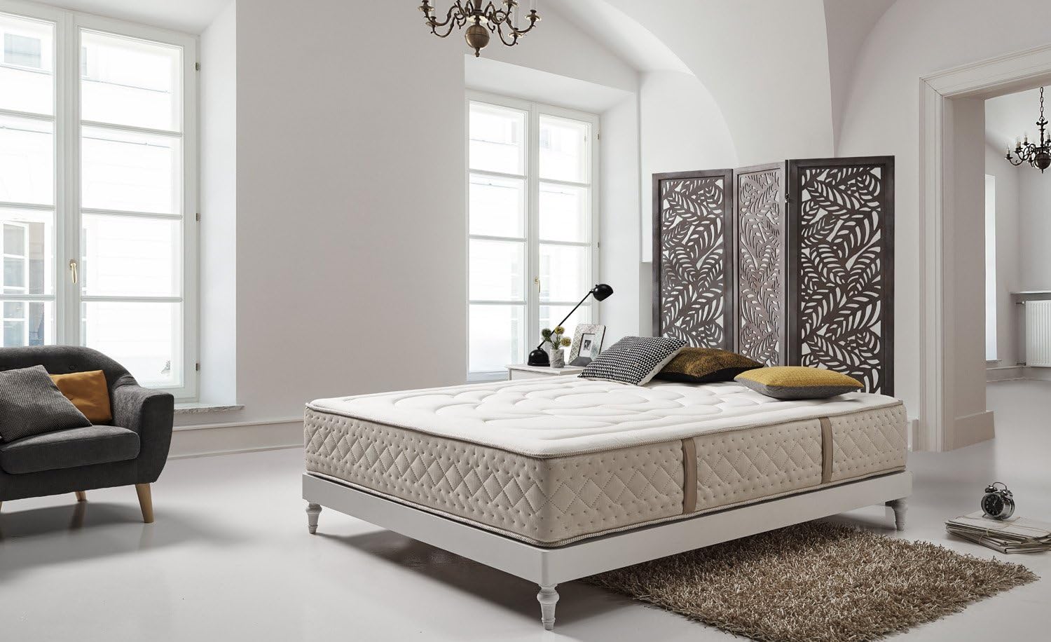SIMPUR RELAX - Materac Dream Repair Premium 160x200 cm - Wiskoelastyczny - Grubość 30 cm - 13 stref komfortu - Twardy - Domowy ortopedyczny - Wielowarstwowy materac zapewniający dodatkowy komfort - Hipoalergiczny