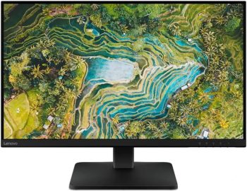 Lenovo L27qe - 27'' QHD (IPS, 100 Hz, 4 ms, HDMI+DP, kabel HDMI) - czarny