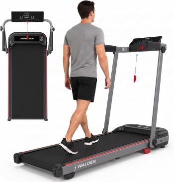 Bieżnia elektryczna do domu, składana, 1-2,5 KM, 12 wstępnie ustawionych programów, wyświetlacz LCD, 1-10 km/h F2800DE